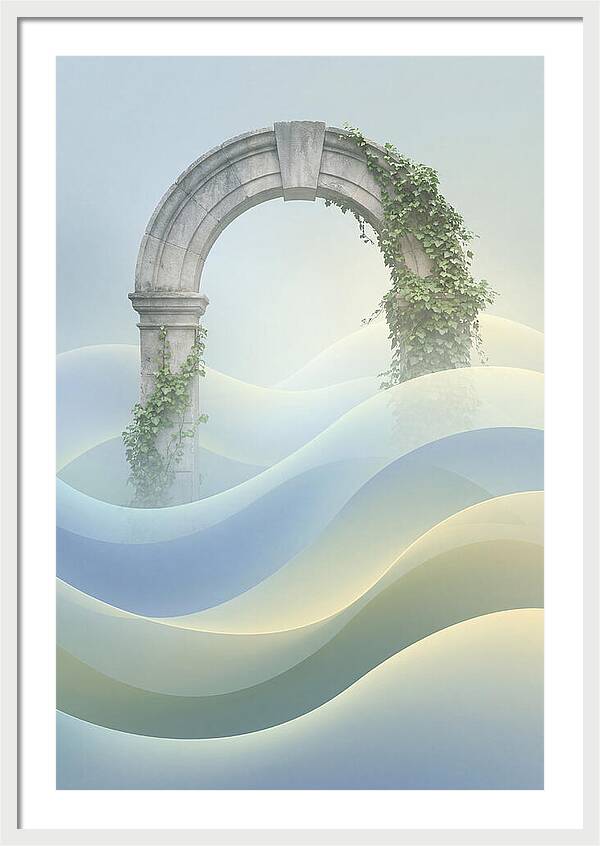 Stone Archway Embraced By Nature