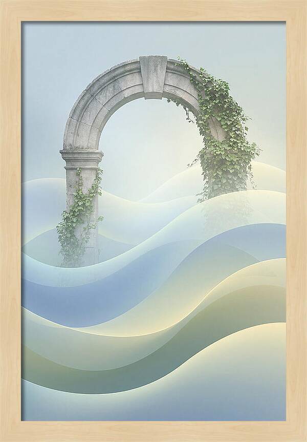 Stone Archway Embraced By Nature