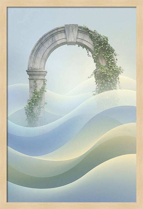 Stone Archway Embraced By Nature