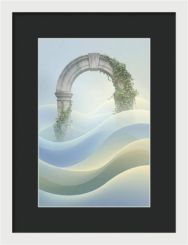 Stone Archway Embraced By Nature