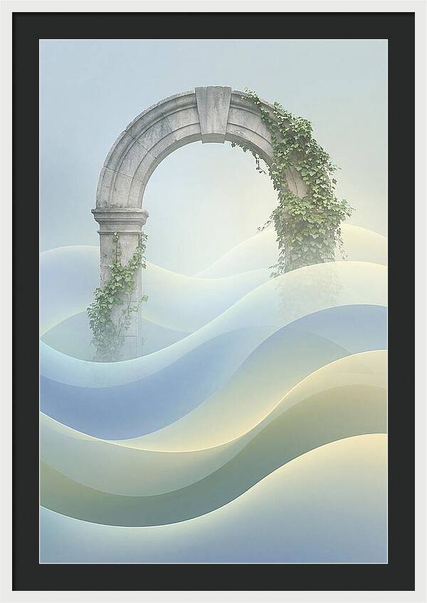Stone Archway Embraced By Nature