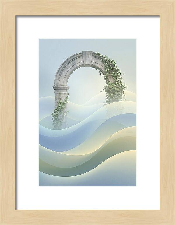 Stone Archway Embraced By Nature