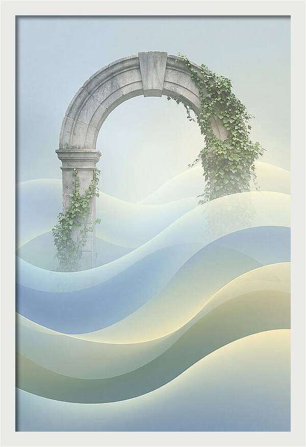 Stone Archway Embraced By Nature