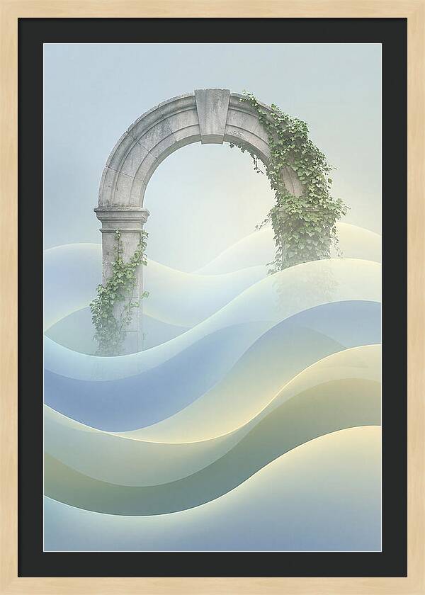 Stone Archway Embraced By Nature
