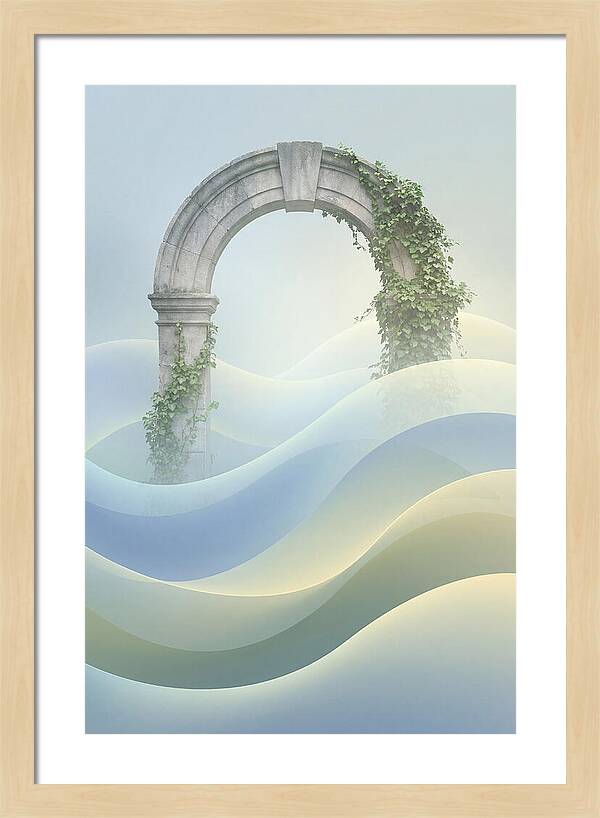 Stone Archway Embraced By Nature