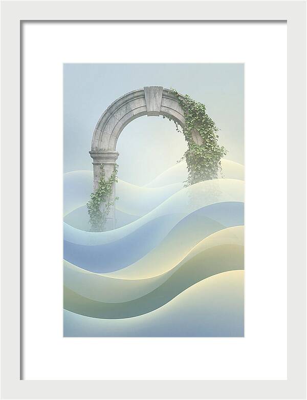 Stone Archway Embraced By Nature
