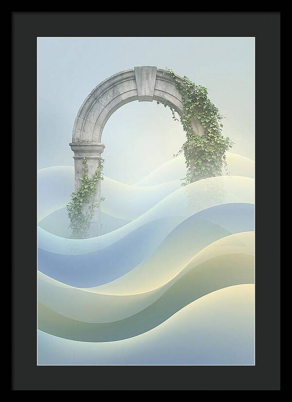 Stone Archway Embraced By Nature