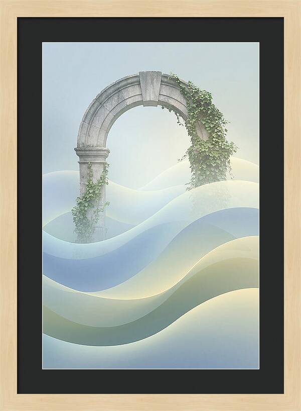 Stone Archway Embraced By Nature