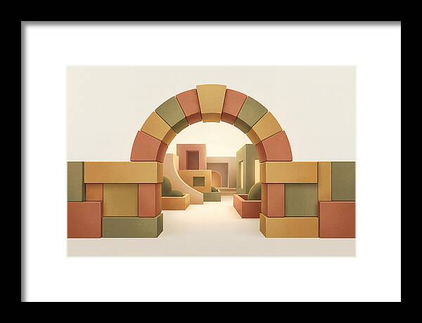 Stone Archway Leading To Hidden Courtyard