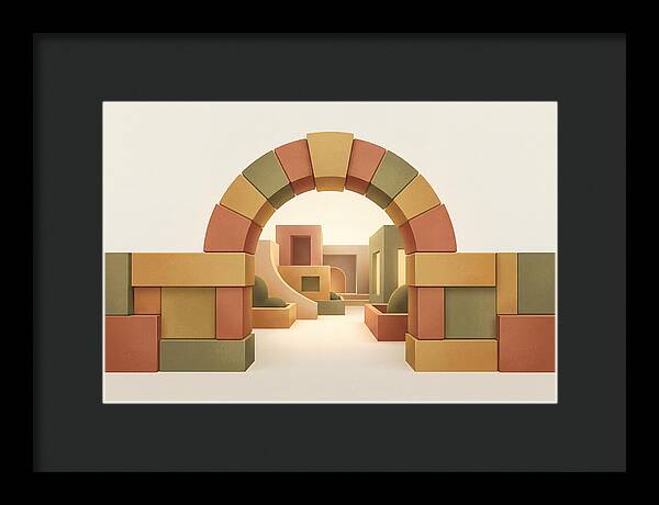 Stone Archway Leading To Hidden Courtyard