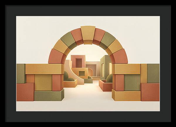 Stone Archway Leading To Hidden Courtyard