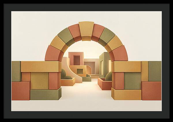 Stone Archway Leading To Hidden Courtyard