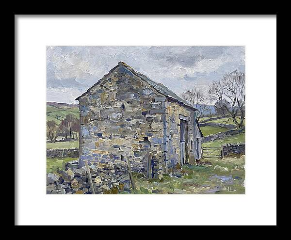 Stone Barn Amidst Nature