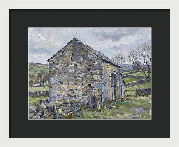 Stone Barn Amidst Nature