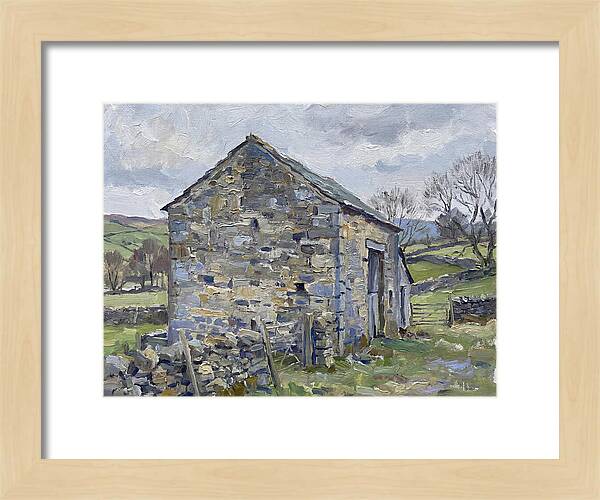 Stone Barn Amidst Nature