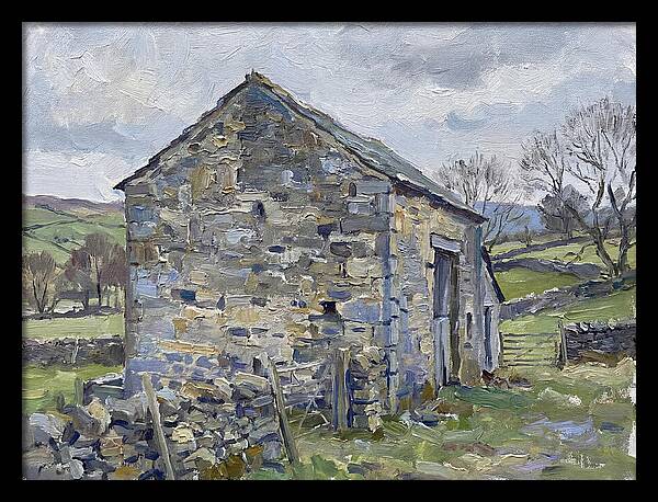 Stone Barn Amidst Nature