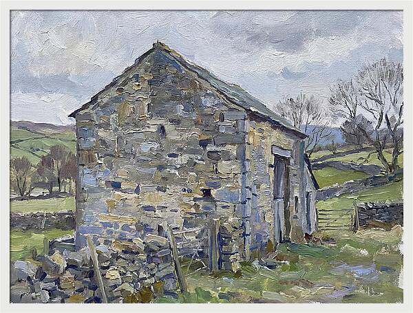 Stone Barn Amidst Nature