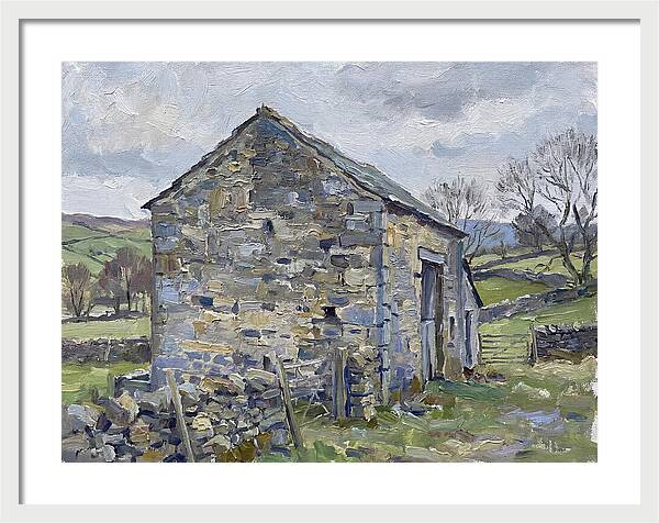 Stone Barn Amidst Nature