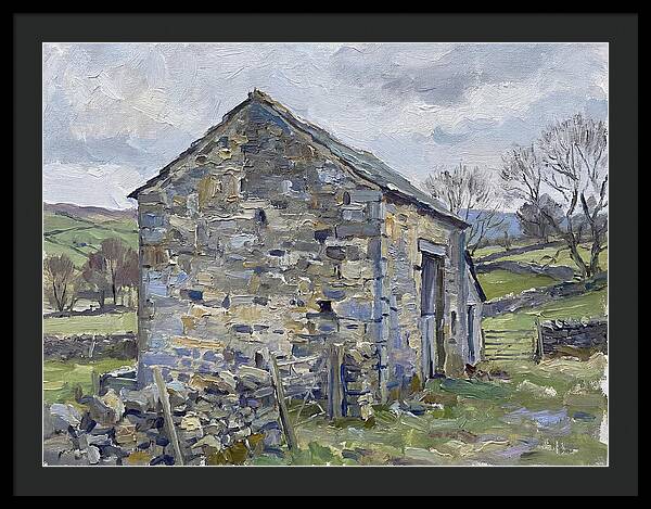 Stone Barn Amidst Nature