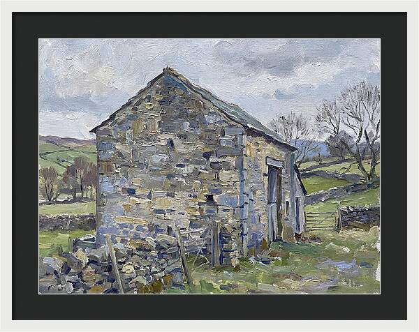 Stone Barn Amidst Nature