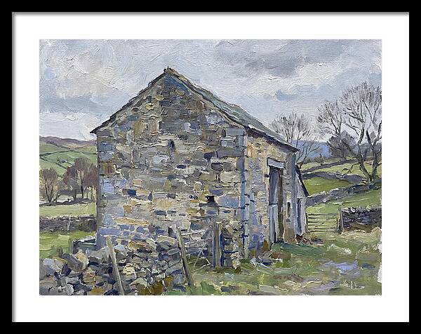 Stone Barn Amidst Nature