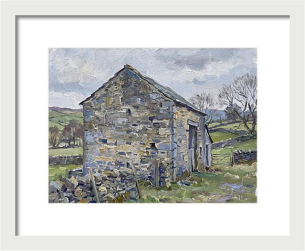 Stone Barn Amidst Nature