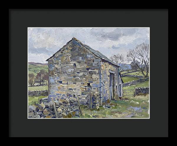 Stone Barn Amidst Nature