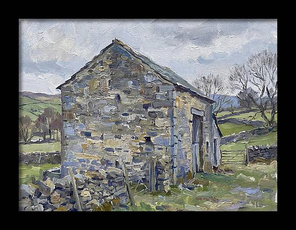 Stone Barn Amidst Nature