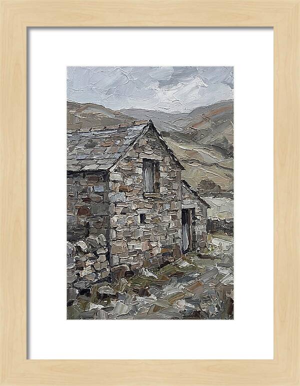 Stone Barn In The Countryside