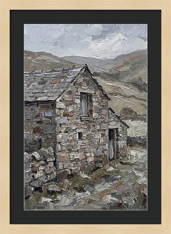 Stone Barn In The Countryside