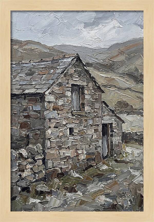 Stone Barn In The Countryside