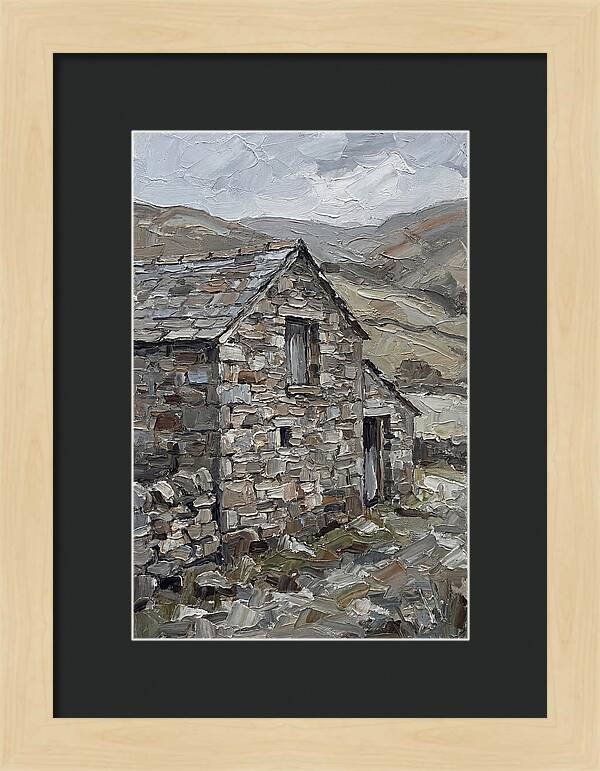 Stone Barn In The Countryside