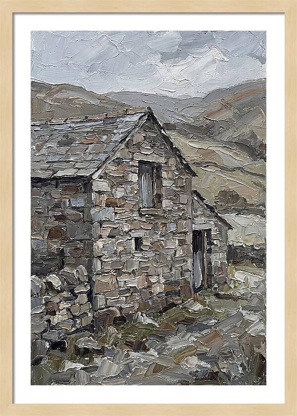 Stone Barn In The Countryside