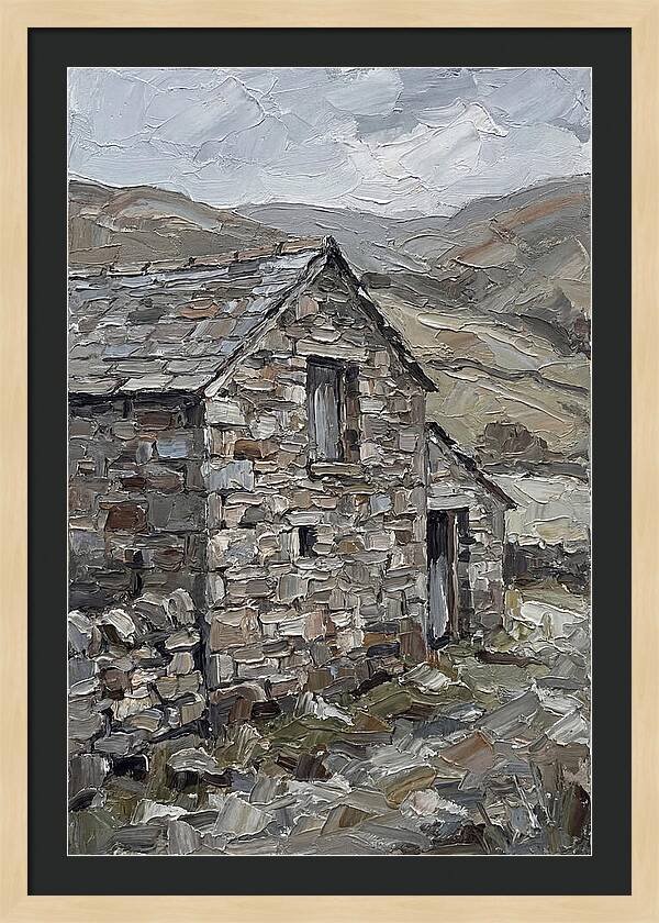 Stone Barn In The Countryside