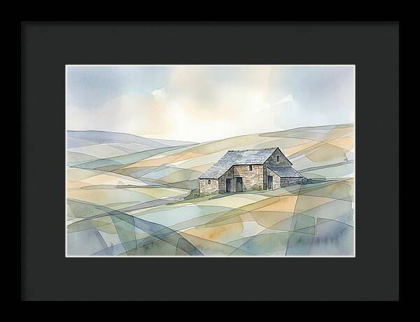 Stone Barn On A Hillside