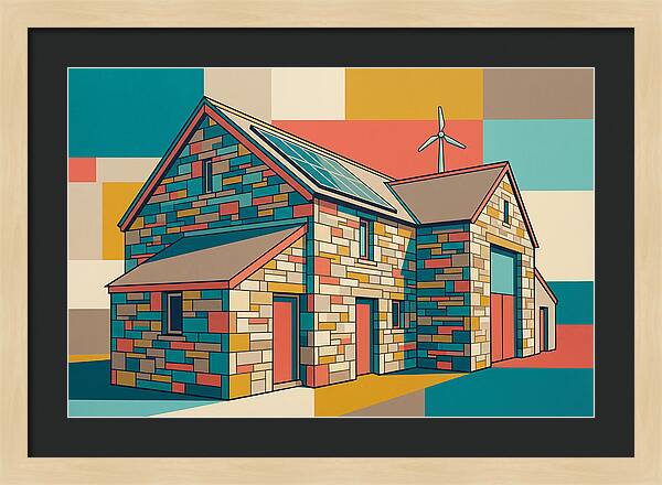 Stone Barn With Modern Touches