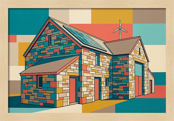 Stone Barn With Modern Touches