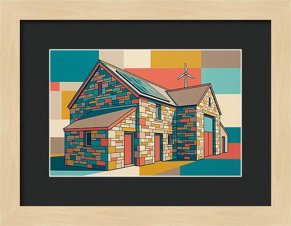 Stone Barn With Modern Touches