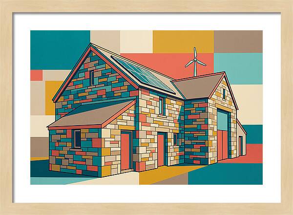 Stone Barn With Modern Touches