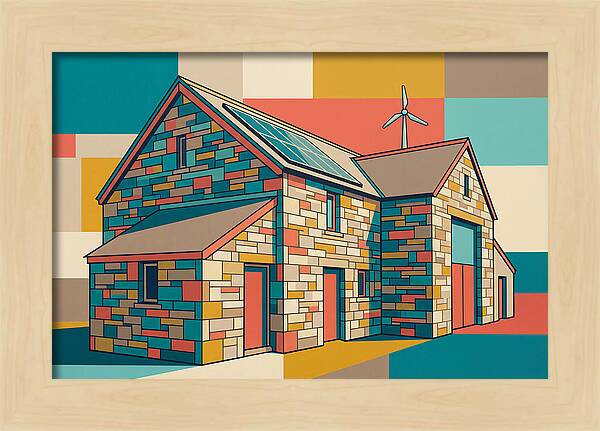 Stone Barn With Modern Touches