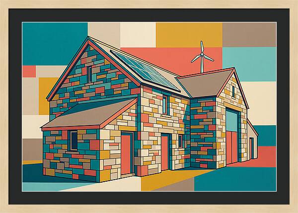 Stone Barn With Modern Touches