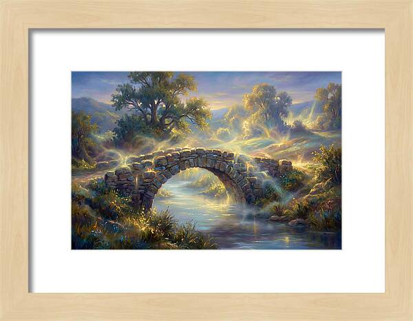 Stone Bridge At Dusk