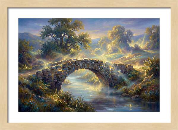 Stone Bridge At Dusk