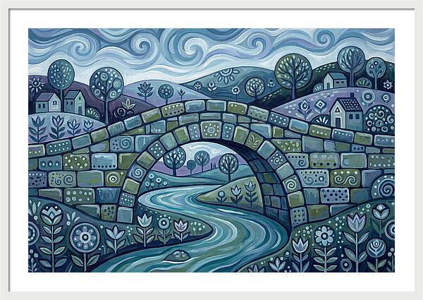 Stone Bridge Over Serene Waters