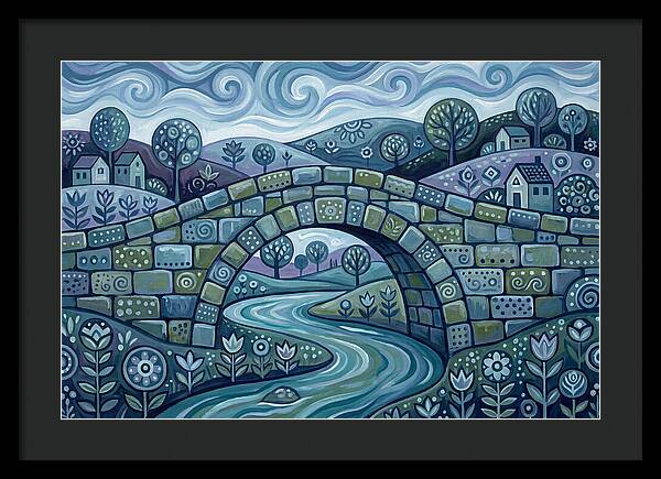 Stone Bridge Over Serene Waters