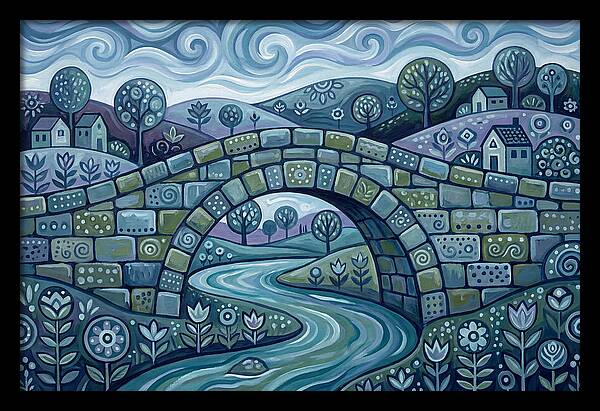 Stone Bridge Over Serene Waters