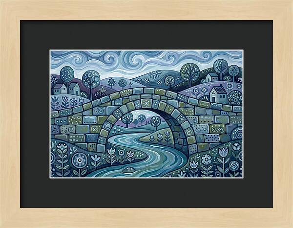 Stone Bridge Over Serene Waters