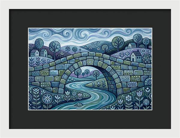 Stone Bridge Over Serene Waters