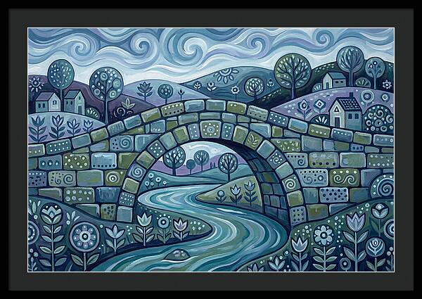 Stone Bridge Over Serene Waters