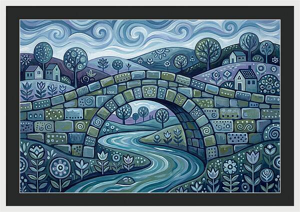 Stone Bridge Over Serene Waters